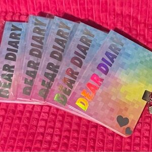 Brand New Diary With Lock And Key Multiple Available Price is for one